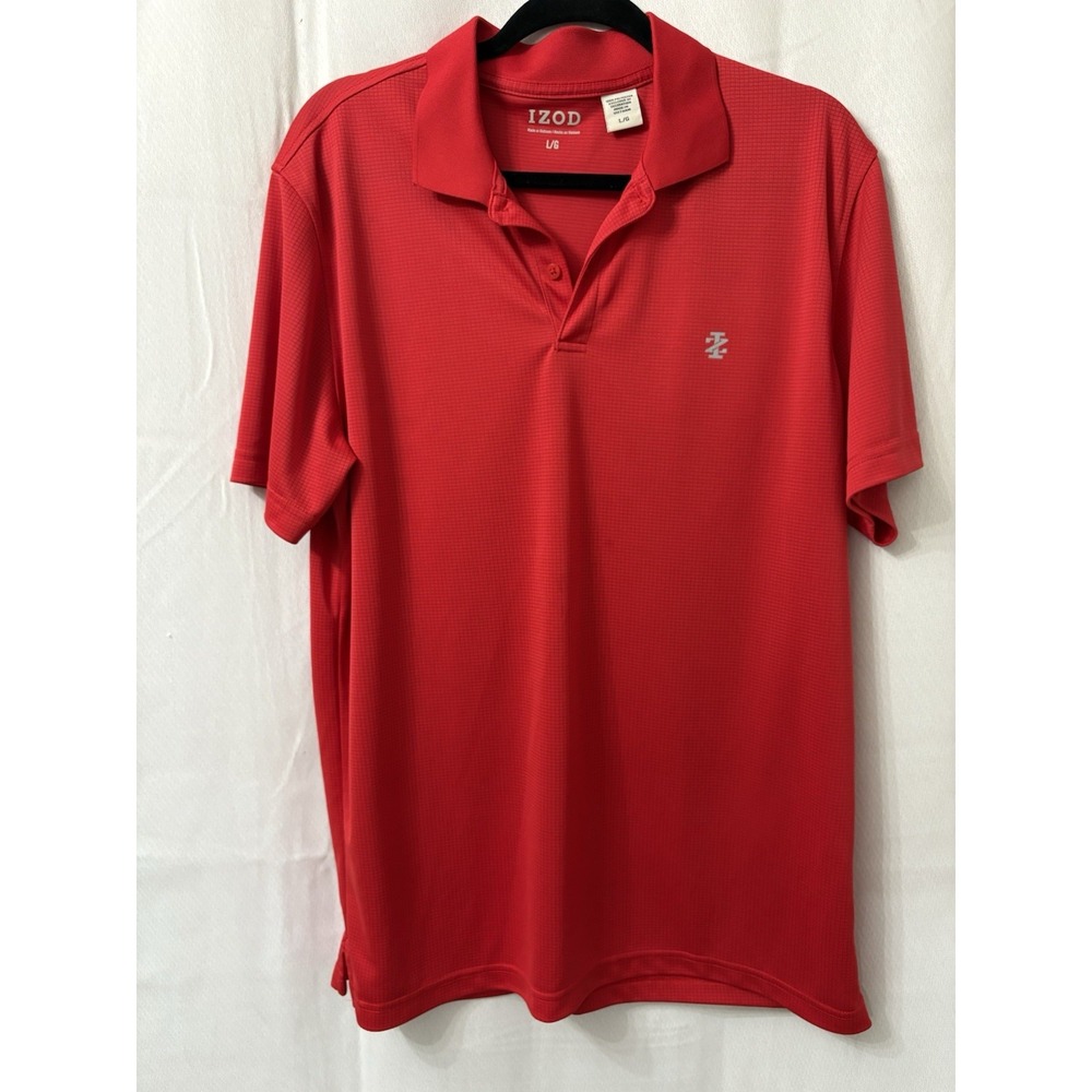 Izod Mens Pullover Short Sleeve‎ Shirt Size Large